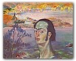 Self-portrait with the Neck of Raphael, circa 1921